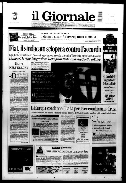 Il giornale : quotidiano del mattino